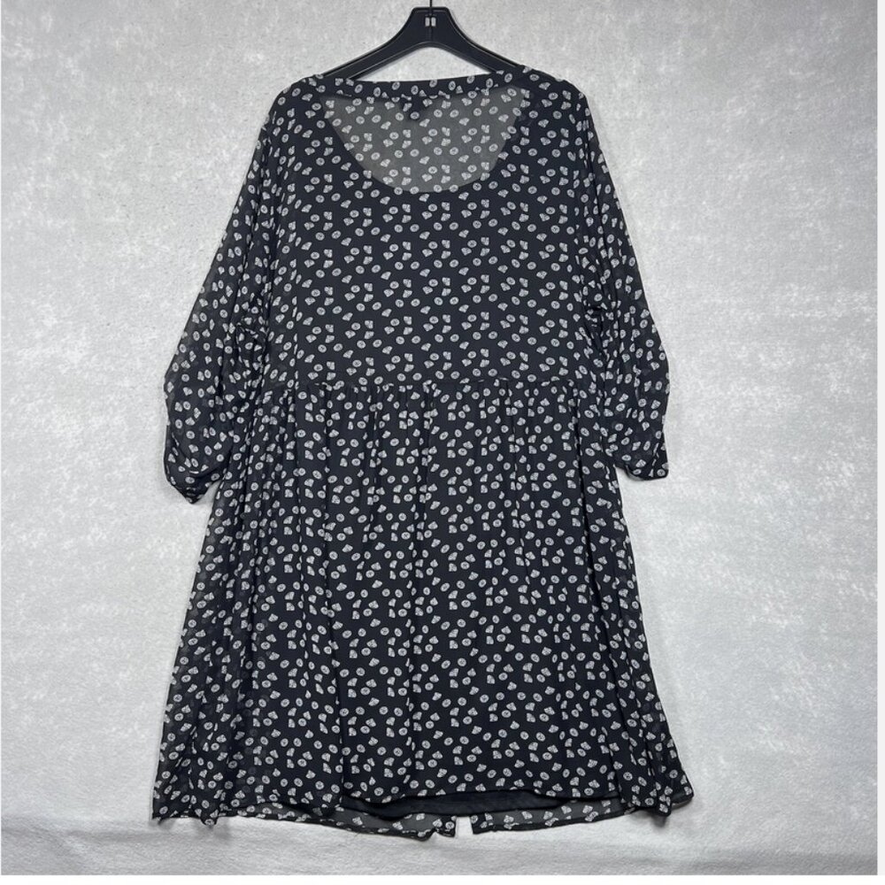 Torrid black diamond print dress - Picture 3 of 4